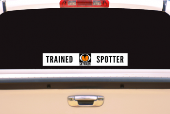 20" x 3" Reflective Skywarn Trained Spotter Decal
