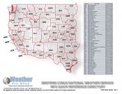National Weather Service CWA Map and Directory